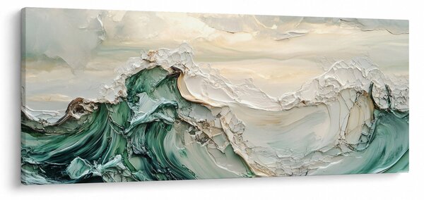 Kép - 3D tengeri absztrakció (120x50 cm)