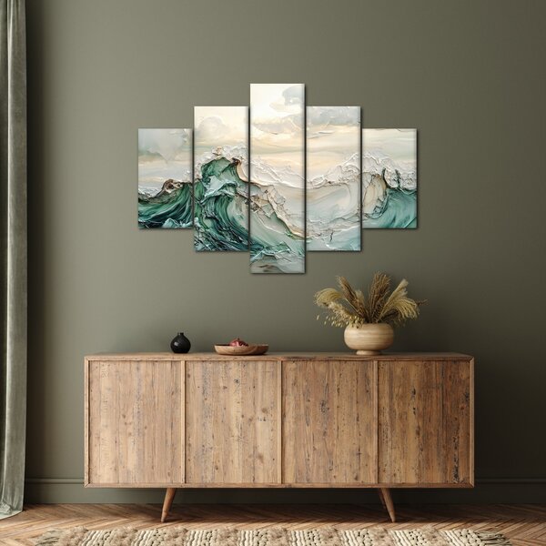 Kép - 3D tengeri absztrakció (150x105 cm)