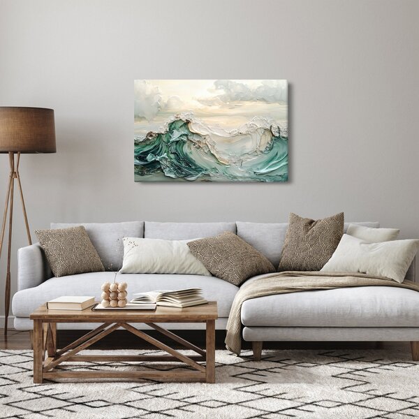 Kép - 3D tengeri absztrakció (90x60 cm)