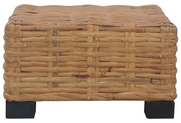 Természetes rattan dohányzóasztal 47 x 47 x 28 cm