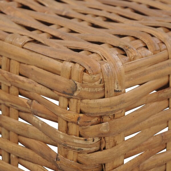 Természetes rattan dohányzóasztal 47 x 47 x 28 cm