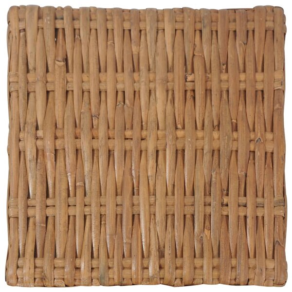 Természetes rattan dohányzóasztal 47 x 47 x 28 cm