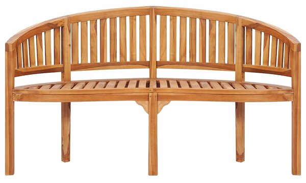 Tömör tíkfa banán alakú pad 151 cm