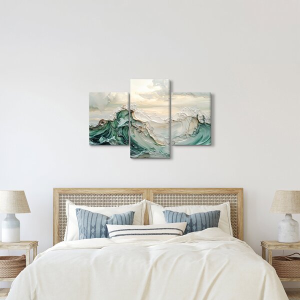 Kép - 3D tengeri absztrakció (90x60 cm)