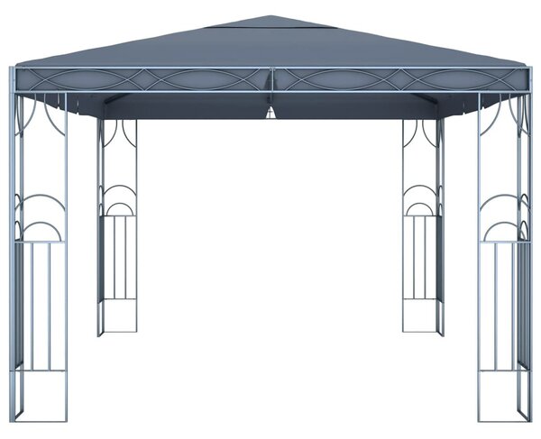 Antracitszürke pavilon 400 x 300 cm