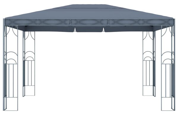 Antracitszürke pavilon 400 x 300 cm