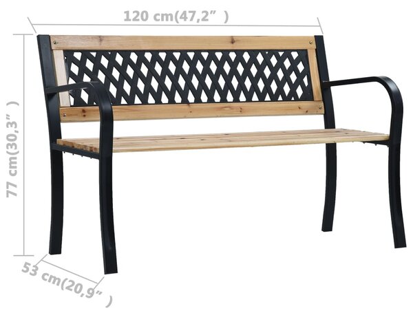 Fa kerti pad 120 cm