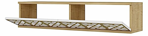 Hanah Home Dresser Sapphire Oak White Gold Arex 120 - Sapphire Oak, White, Gold