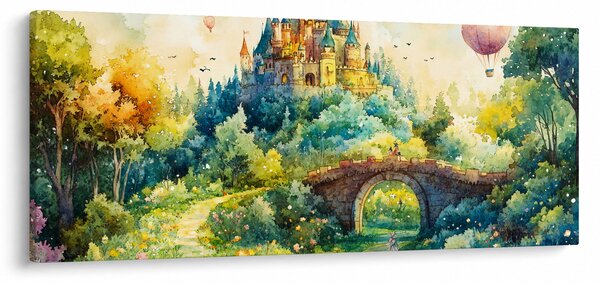 Kép - Mesebeli kastély (120x50 cm)
