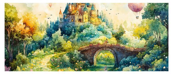 Kép - Mesebeli kastély (120x50 cm)