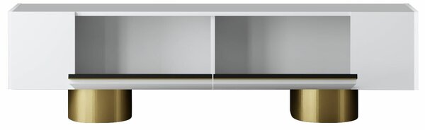 Hanah Home Bohem TV állvány, fehér, arany