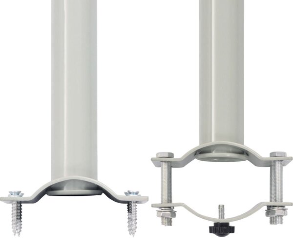 Szürke behúzható oldalsó terasz napellenző 140 x 300 cm
