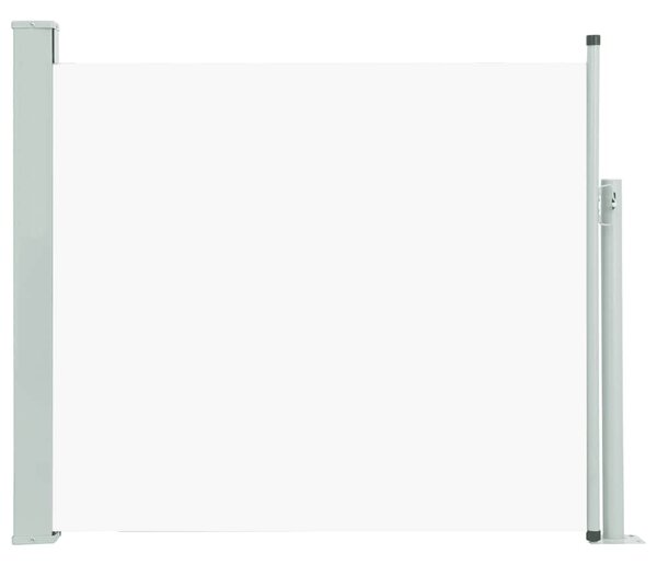 Krémszínű kihúzható oldalsó teraszi napellenző 100 x 300 cm