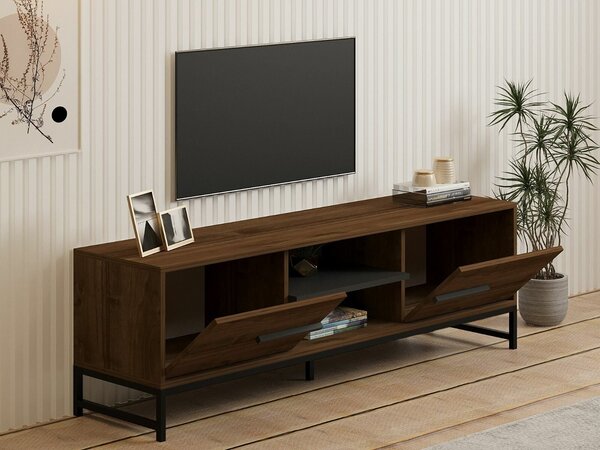 Hanah Home TV állvány Walnut Mono - dió