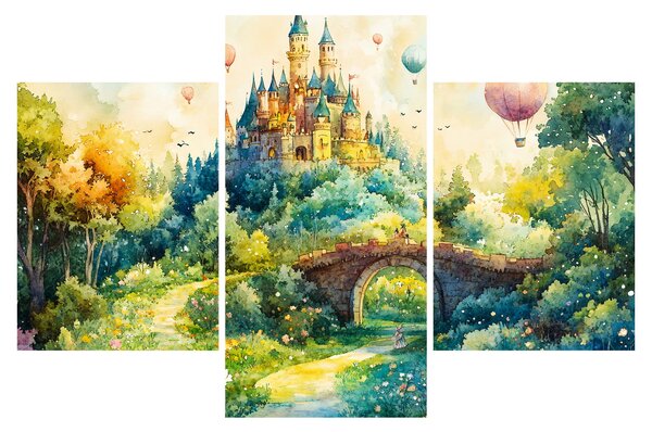 Kép - Mesebeli kastély (90x60 cm)