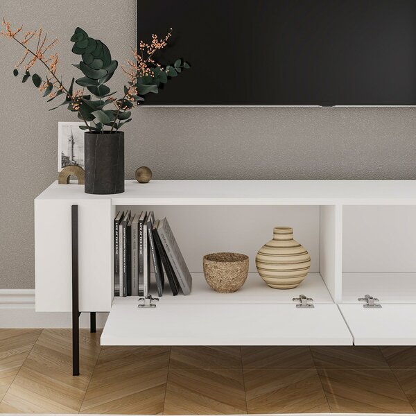 Hanah Home Herman TV állvány - Fehér