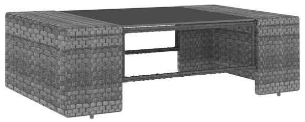 10 részes szürke polyrattan kerti ülőgarnitúra