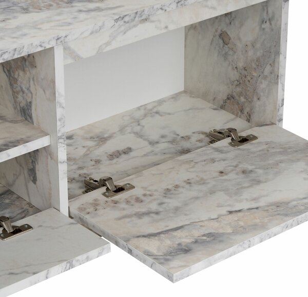 Hanah Home TV Stand Freesia Marble Vanguard - Fressia Marble v2
