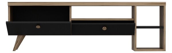 Hanah Home TV állvány Fekete Tölgy Parion - Fekete