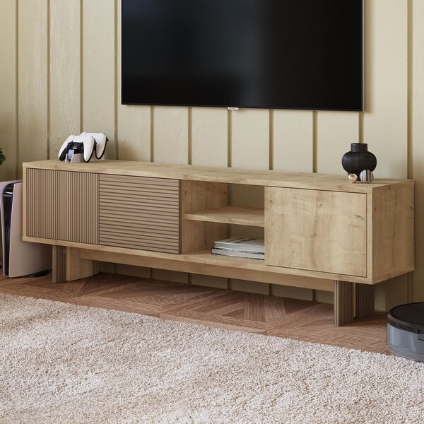 Hanah Home TV állvány meleg tölgy, zafír tölgy Ravello - Meleg tölgy, zafír tölgy