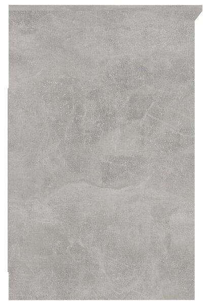 Betonszürke szerelt fa fiókos szekrény 40 x 50 x 76 cm
