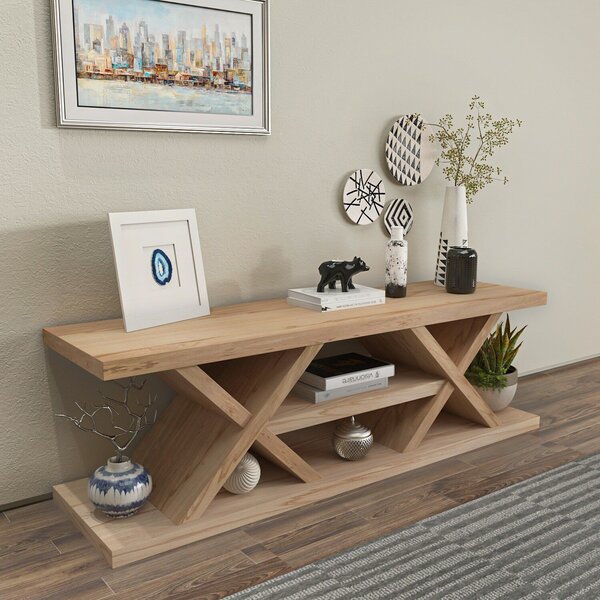 Hanah Home TV Stand Oak Massi - Oak
