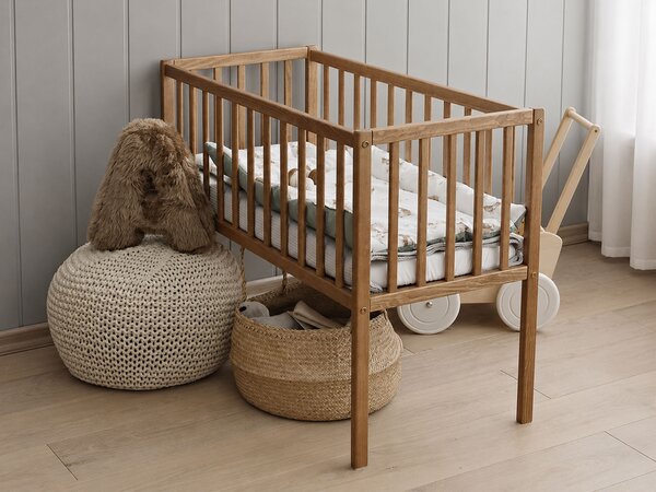 CRIB SIDE kiságy 90x40 - dió