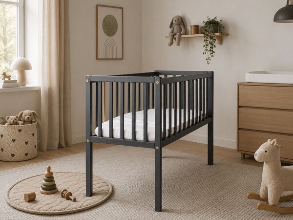 CRIB STARDUST kiságy 90x40 - antracit