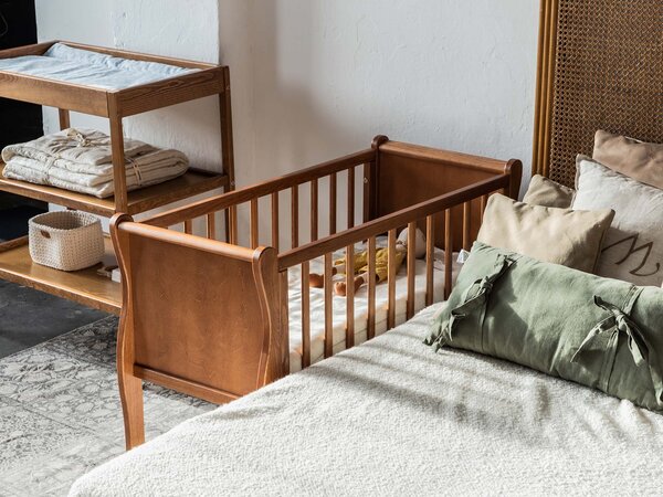 CRIB NOBLE kiságy 90x40 - dió