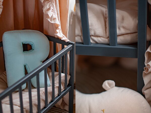 CRIB STARDUST kiságy 90x40 - antracit