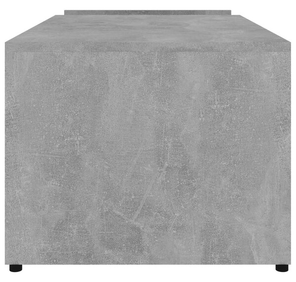 Betonszürke szerelt fa dohányzóasztal 90 x 45 x 35 cm