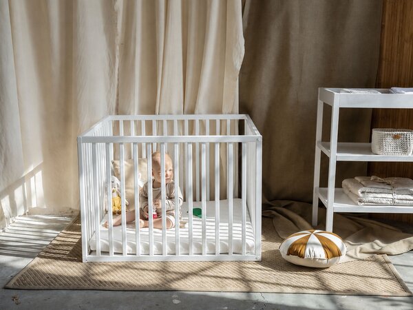 PLAYKID járóka 90x90 - fehér