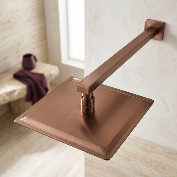 Zuhanykar négyzet alakú REA JS-9022BRG 40cm Brush Copper
