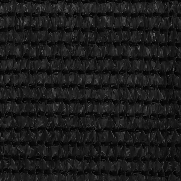 Fekete HDPE erkélytakaró 75 x 500 cm