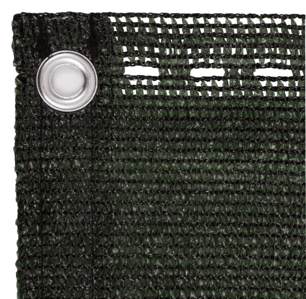 Sötétzöld HDPE erkélytakaró 75 x 600 cm