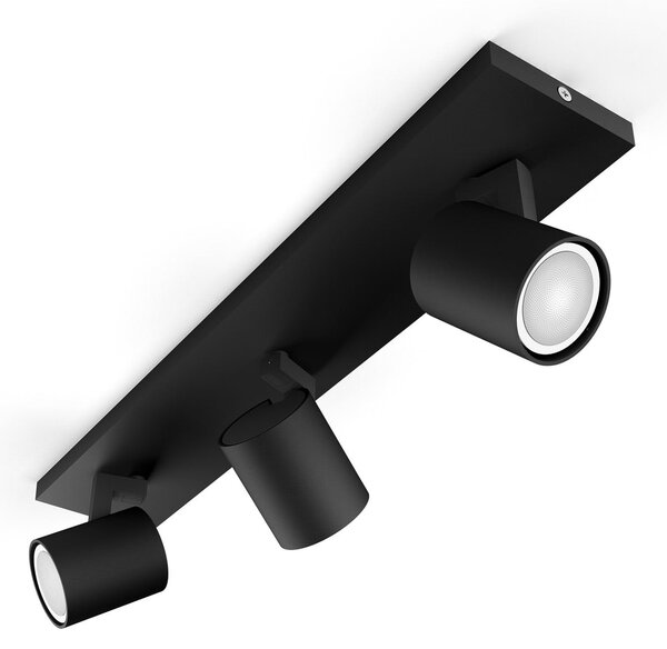 Mennyezeti Lámpa Philips Hue, Philips Hue Runner, dimmable, Fekete, Nappali, Alumínium, Modern