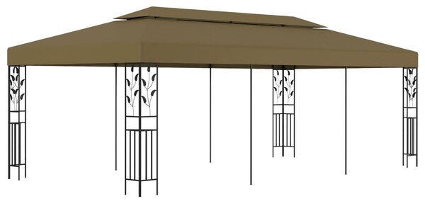 Tópszínű pavilon 6 x 3 m 180 g/m²
