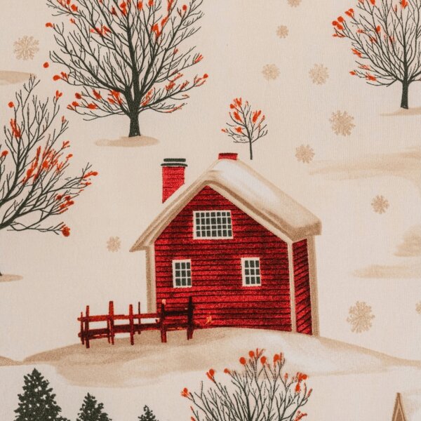 Mikroszálas ágyneműhuzat FARM HOUSE krémszínű Ágyneműhuzat mérete: 70 x 90 cm | 140 x 200 cm