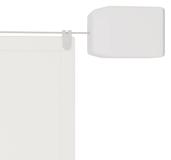 Fehér oxford-szövet függőleges napellenző 140x420 cm