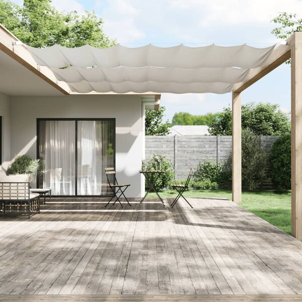 Fehér oxford-szövet függőleges napellenző 140x420 cm