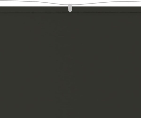 Antracitszürke oxford-szövet függőleges napellenző 140x420 cm