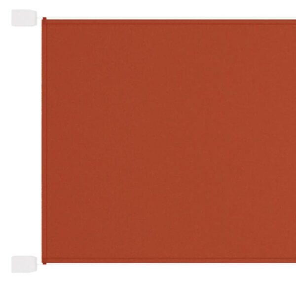 Terrakotta oxford-szövet függőleges napellenző 140 x 800 cm