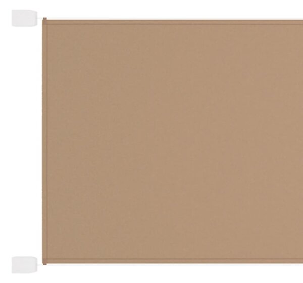 Bézs oxford-szövet függőleges napellenző 140x800 cm