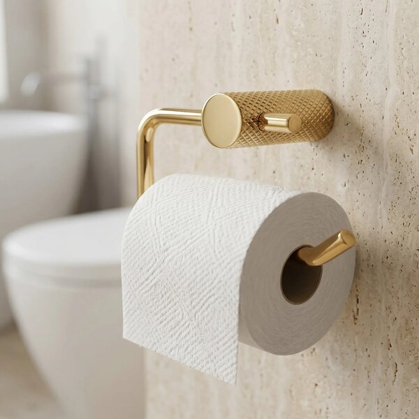 Falra szerelhető wc papír tartó A62309G OTTO Gold