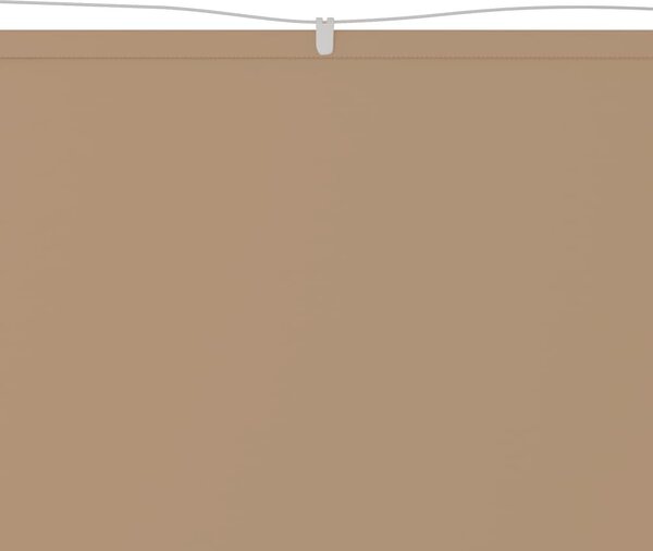 Bézs oxford-szövet függőleges napellenző 140x800 cm