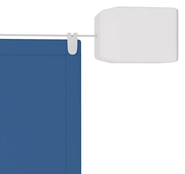 Kék oxford-szövet függőleges napellenző 140x600 cm
