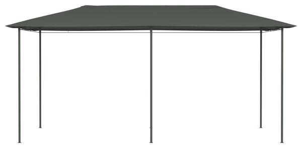 Antracitszürke pavilon 2,98 x 5,3 x 2,59 m 160 g/m²