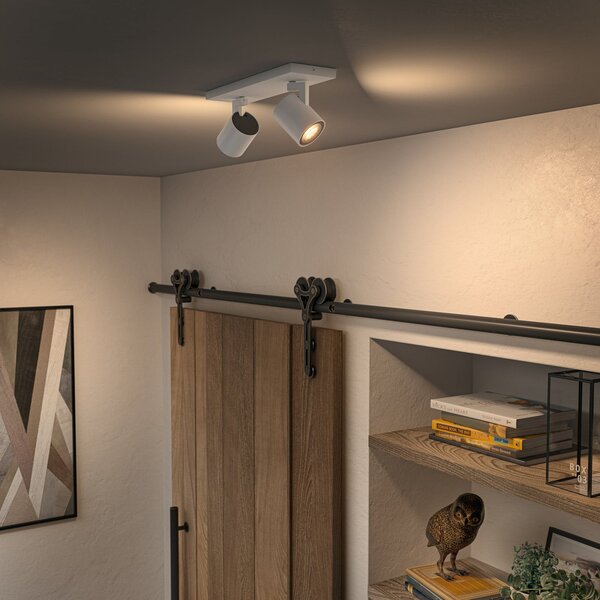 Mennyezeti Lámpa Philips Hue, Philips Hue Runner, dimmable, Fehér, Nappali, Alumínium, Modern