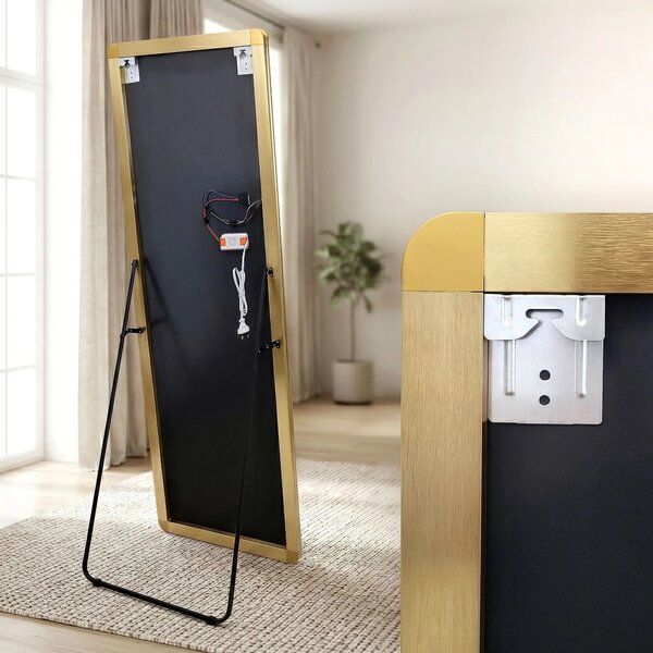 Tükör LED Classico 60x170cm Brush Gold