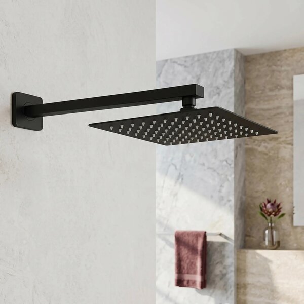 Zuhanykar négyzet alakú REA JS-9022B 40cm Black